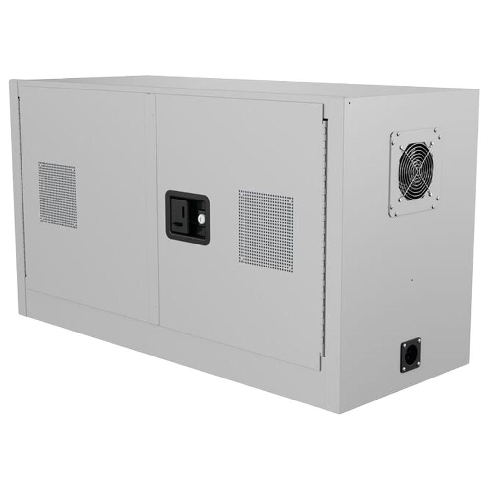 Flammable & Hazardous Storage Cabinets: 17.000 gal Drum, 2.000 Door, 1 Shelf, Manual Closing, Gray