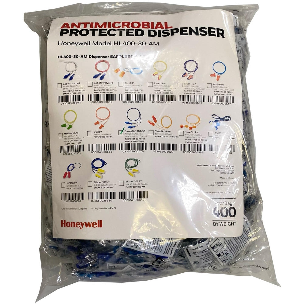 Earplug Dispenser Refill: 5 Bags Pr, CMT, Flanged Shape, 25.00 dB