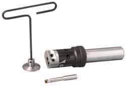 Indexable Boring Bar: .438 MIN 5D CARB TPGB, 0.27" Min Bore Dia, 3/8" Shank Dia, 5 ° Lead Angle, Solid Carbide