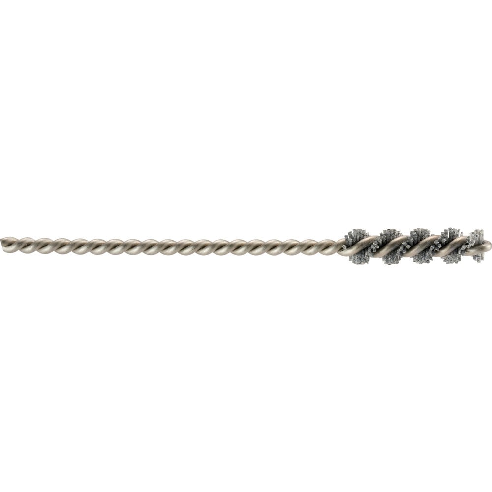 Power Tube Brush: 0.0220" Wire Dia, Helical, Nylon