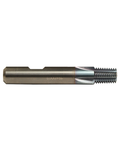 1/2-3/4-14 NPT GF 4Fl Straight Flute TICN Thread Mill