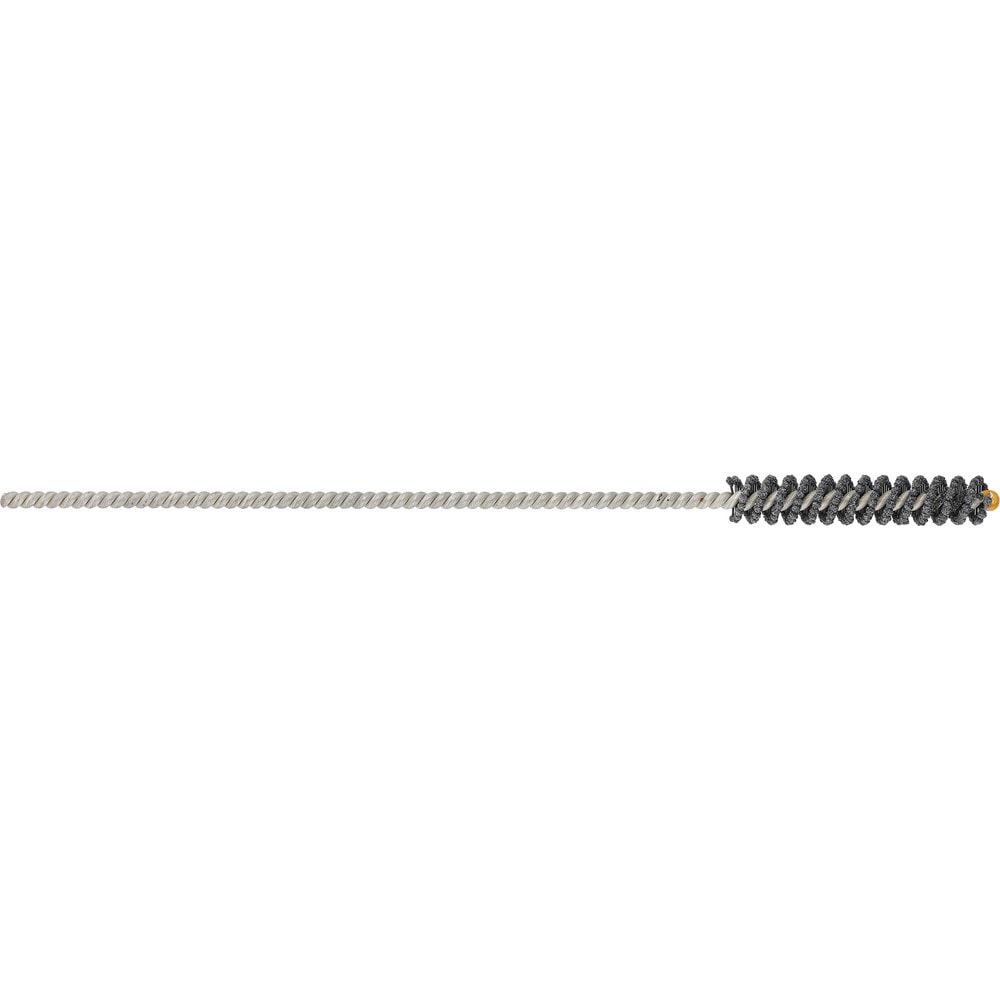 Flexible Cylinder Hone: 1/4" Max Bore Dia, 6.35 mm Max Bore Dia, 320 Grit, Silicon Carbide