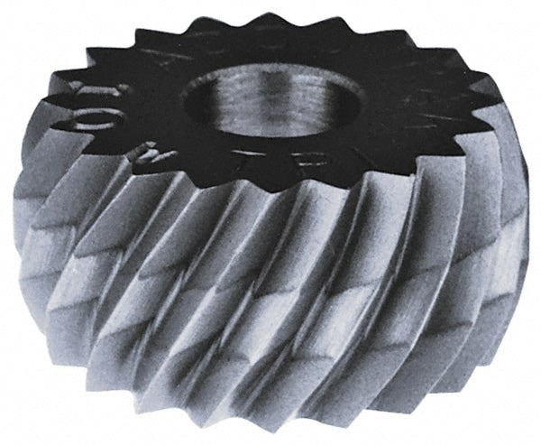 Convex Knurl Wheel: 1-1/4" Dia, 80 ° Tooth Angle, Diagonal, Cobalt
