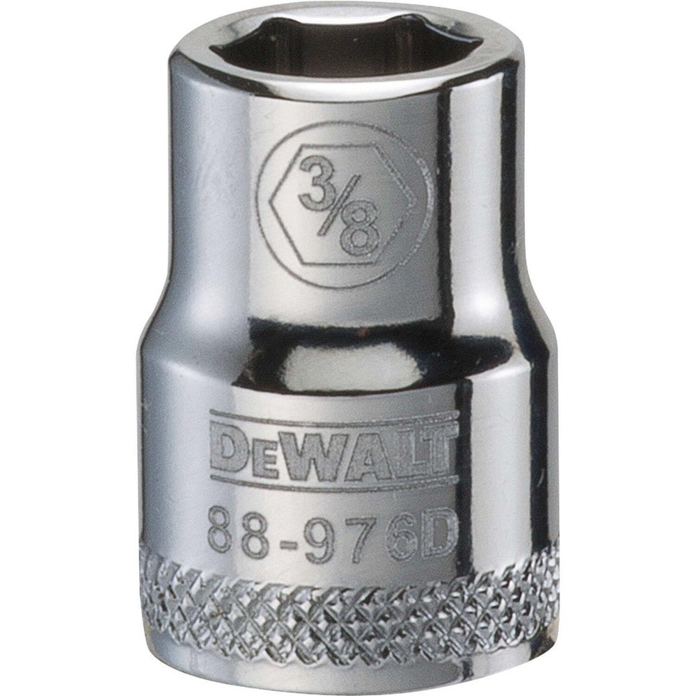 Standard Hand Socket: 3/8" Drive, 3/8" Socket, 6-Point