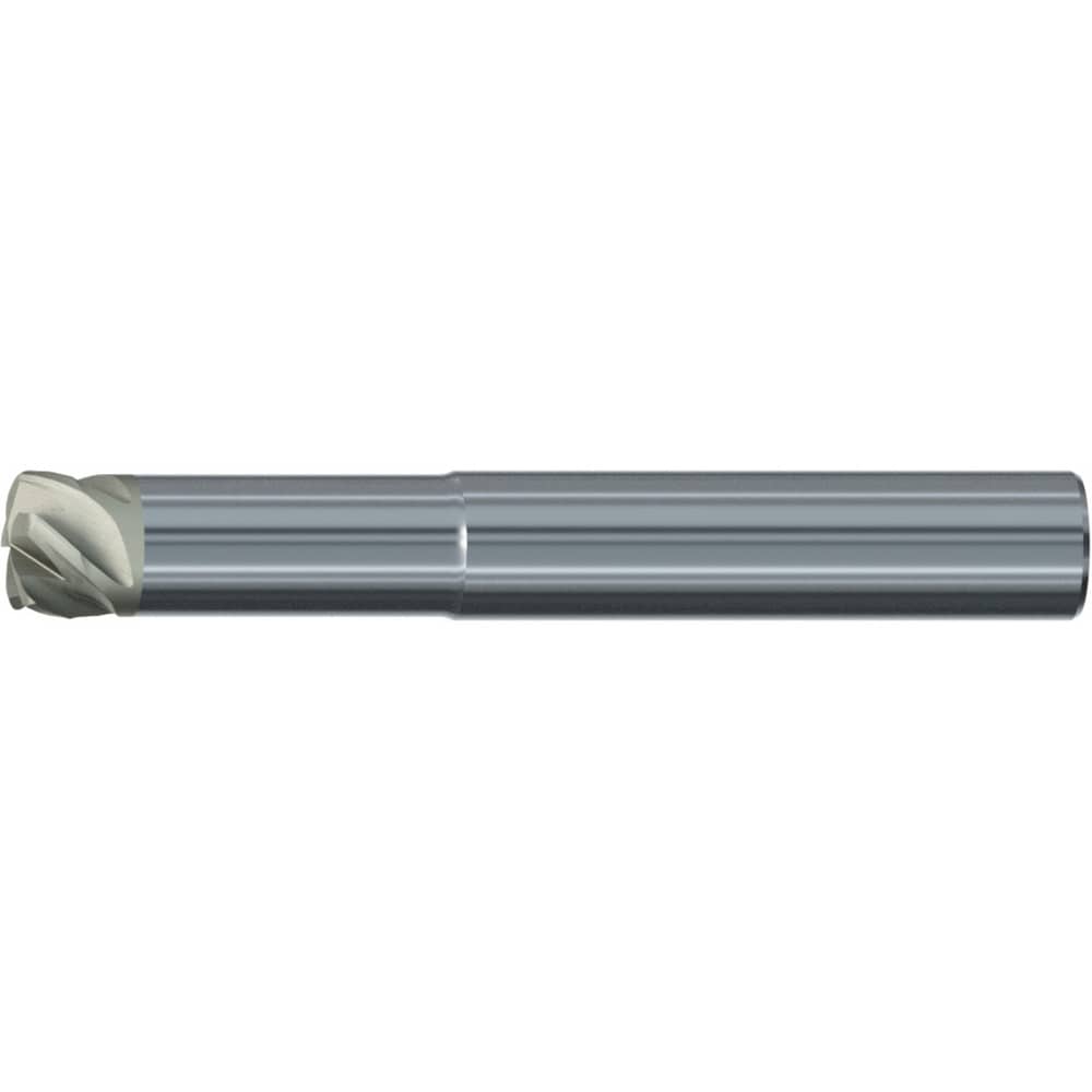 Corner Radius End Mill: 12.00 mm Dia, 4.0000 mm LOC, 40.00 deg Helix, Series 3818