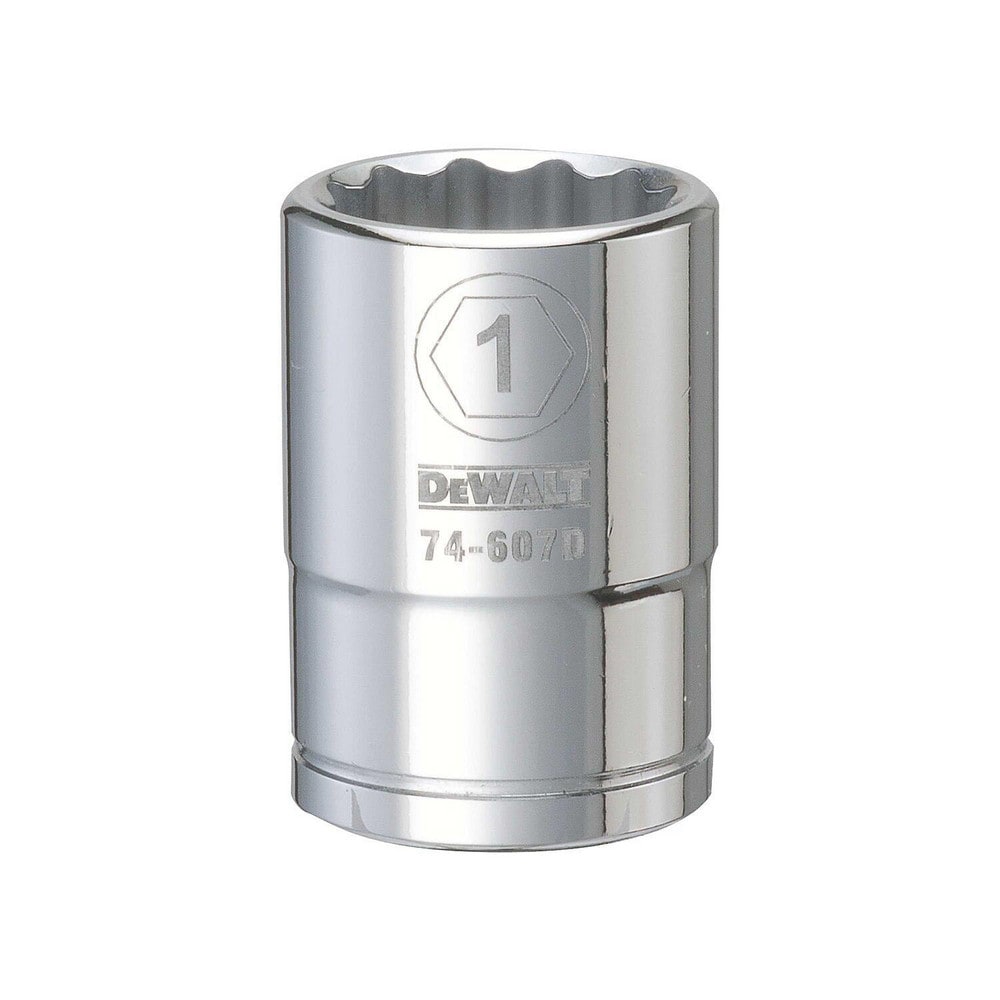 Standard Hand Socket: 3/4" Drive, 1" Socket, 12-Point