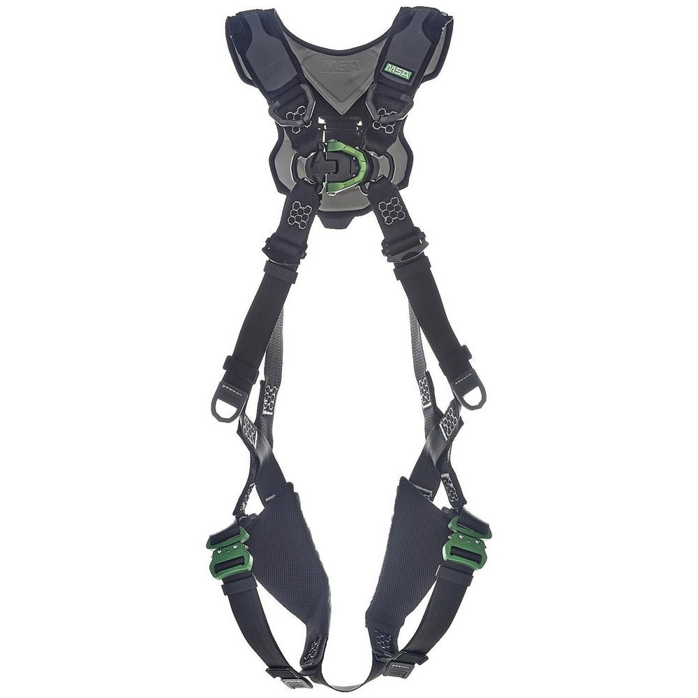 Fall Protection Harnesses: 400.000 Lb, Standard Style, Size Medium & Standard, For Confined Space, General Industry & General Purpose, Polyester, Back & Front D-Ring