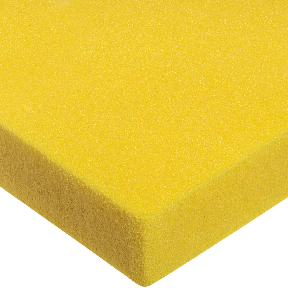 Closed Cell Polyethylene Foam Sheet: 3/4" Thick, 48" Wide, 8' Long, Yellow