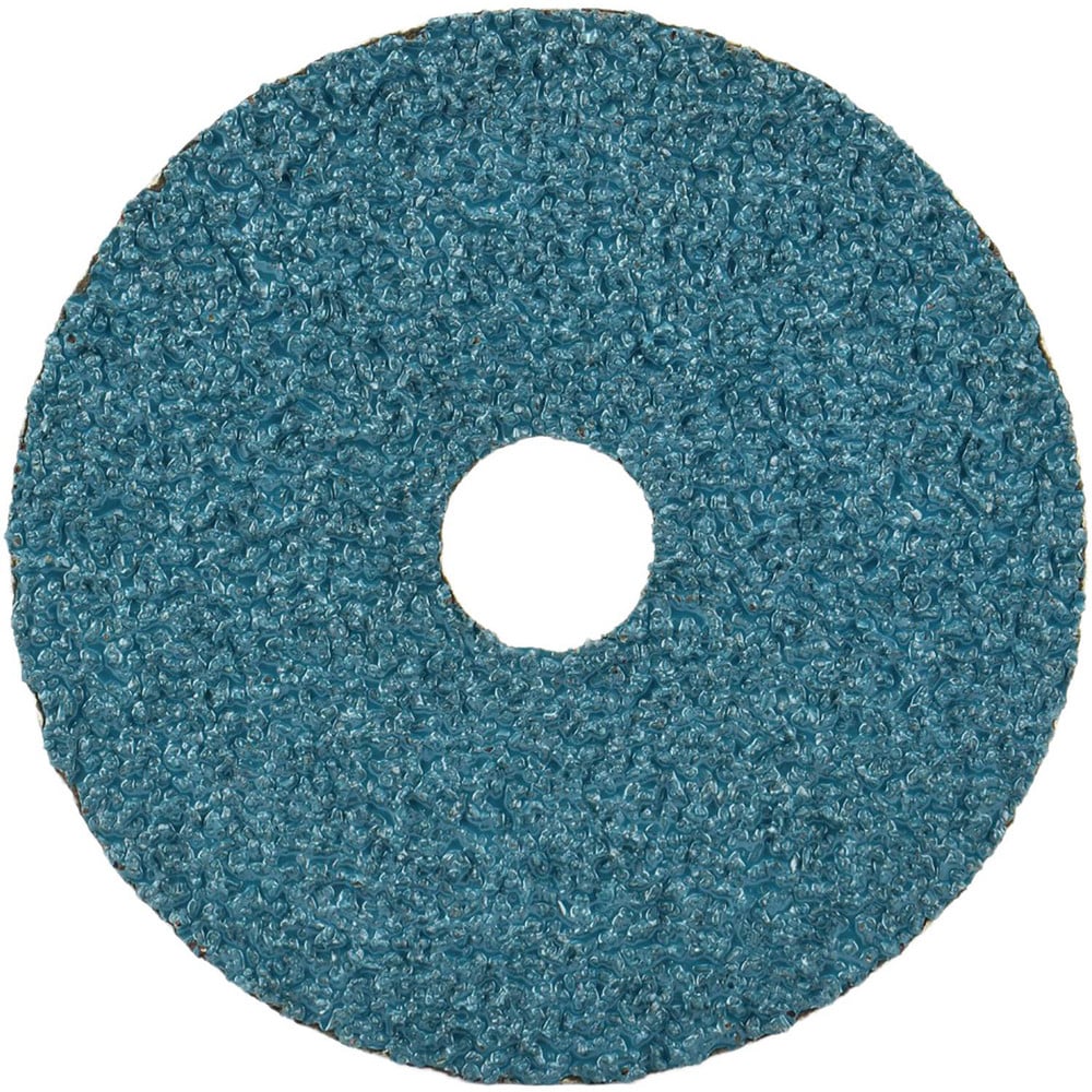 Fiber Disc: 5" Disc Dia, Arbor Hole, 120 Grit, Zirconia Alumina
