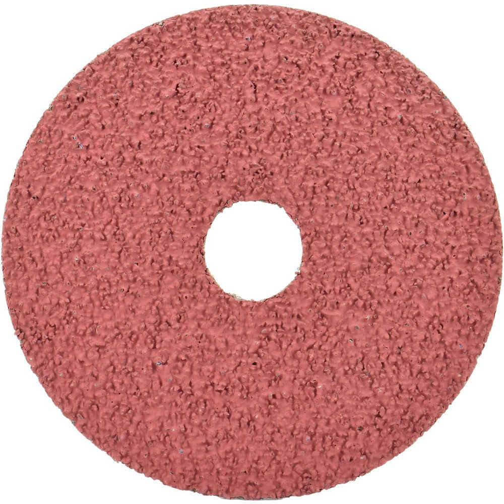 Fiber Disc: 4-1/2" Disc Dia, Arbor Hole, 24 Grit, Silicon Carbide
