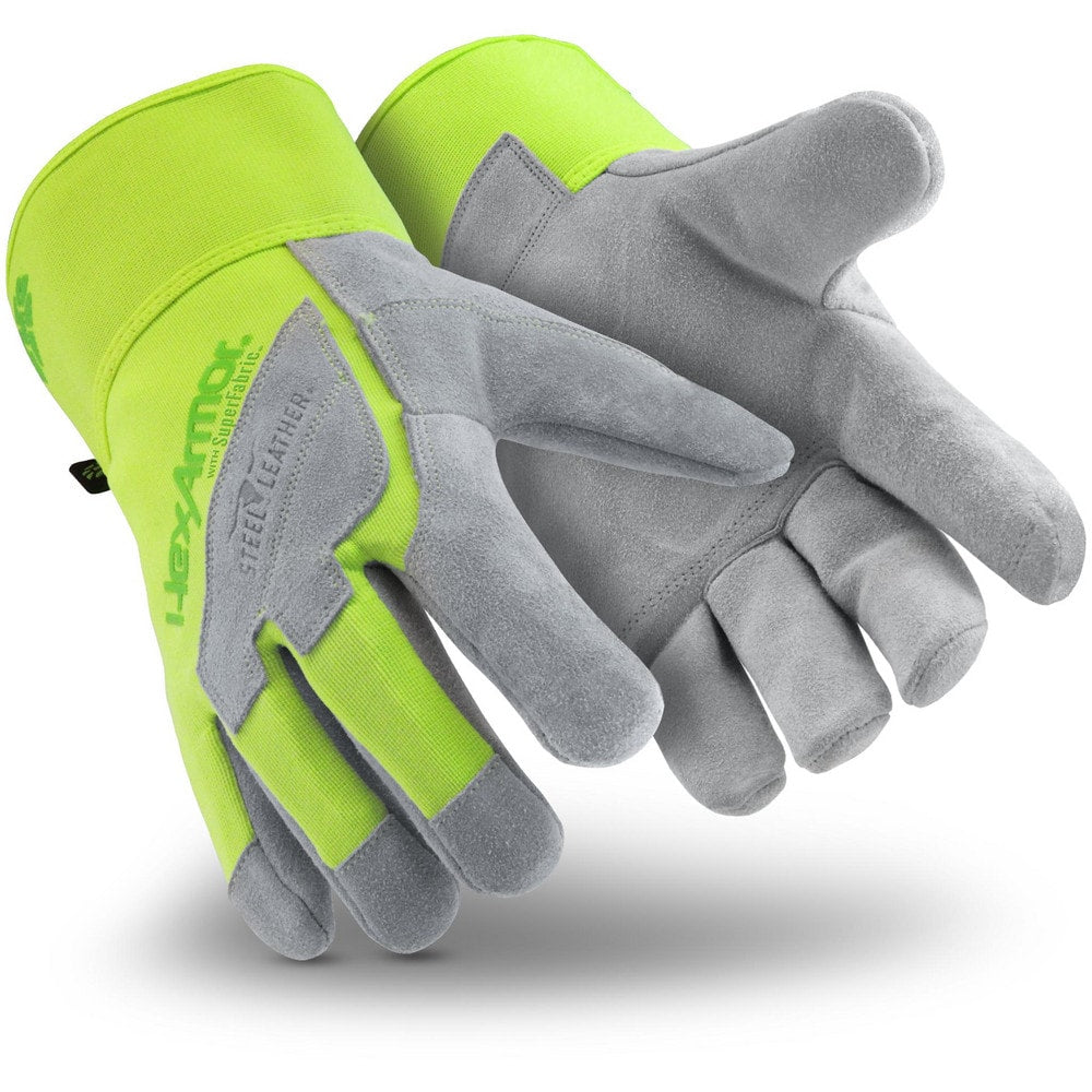 Cut, Puncture & Abrasion-Resistant Gloves: SteelLeather™ III 5039, Size 3X-Large, ANSI Cut A8, ANSI Puncture 5, SuperFabric Lined, Cow Leather