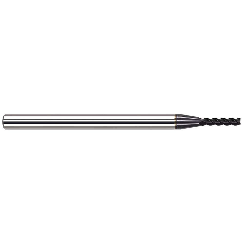 Square End Mill: 0.0500" Dia, 0.2500" LOC, 3 Flute, Solid Carbide