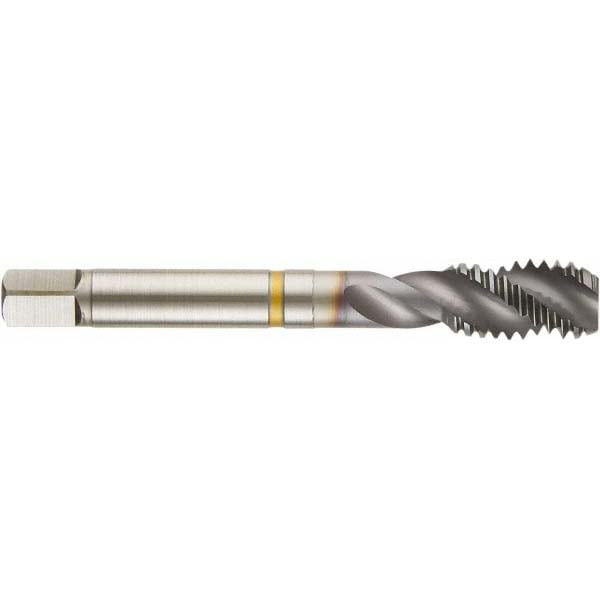 Spiral Flute Tap: M7x1, Metric, 3 Flute, Modified Bottoming, 6H Class of Fit, Cobalt, Ignator Finish