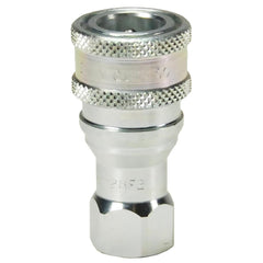 Hydraulic Hose Fittings & Couplings; Type: H-Series ISO-B Poppet Valve Female Threaded Coupler; Fitting Type: Coupler; Hose Inside Diameter (Decimal Inch): 0.5625; Hose Size: 9/16