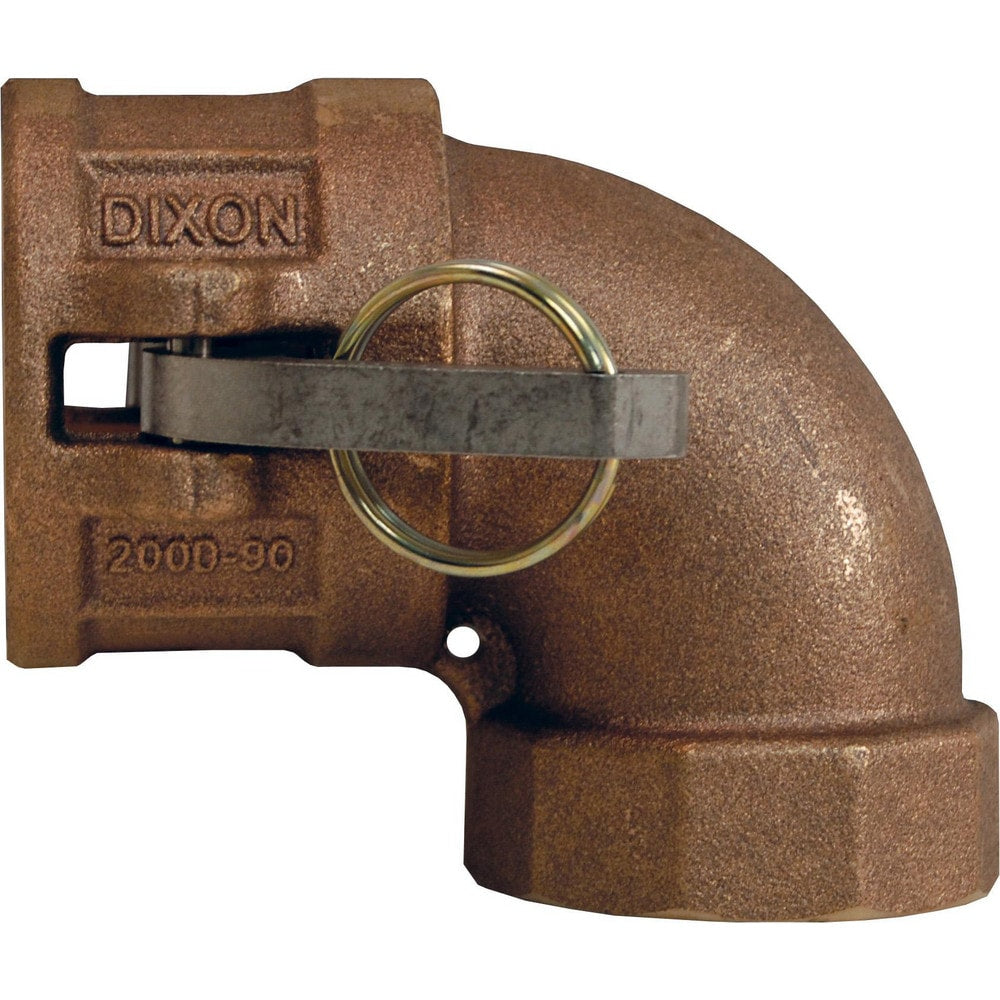 Suction & Discharge Hose Couplings; Type: Type D Elbow; Coupling Type: Cam & Groove; Coupling Descriptor: Coupler x 90° FNPT; Material: Brass; Coupler Size (Fractional Inch): 1-1/2; Thread Size: 1-1/2; Hose Size: 1-1/2