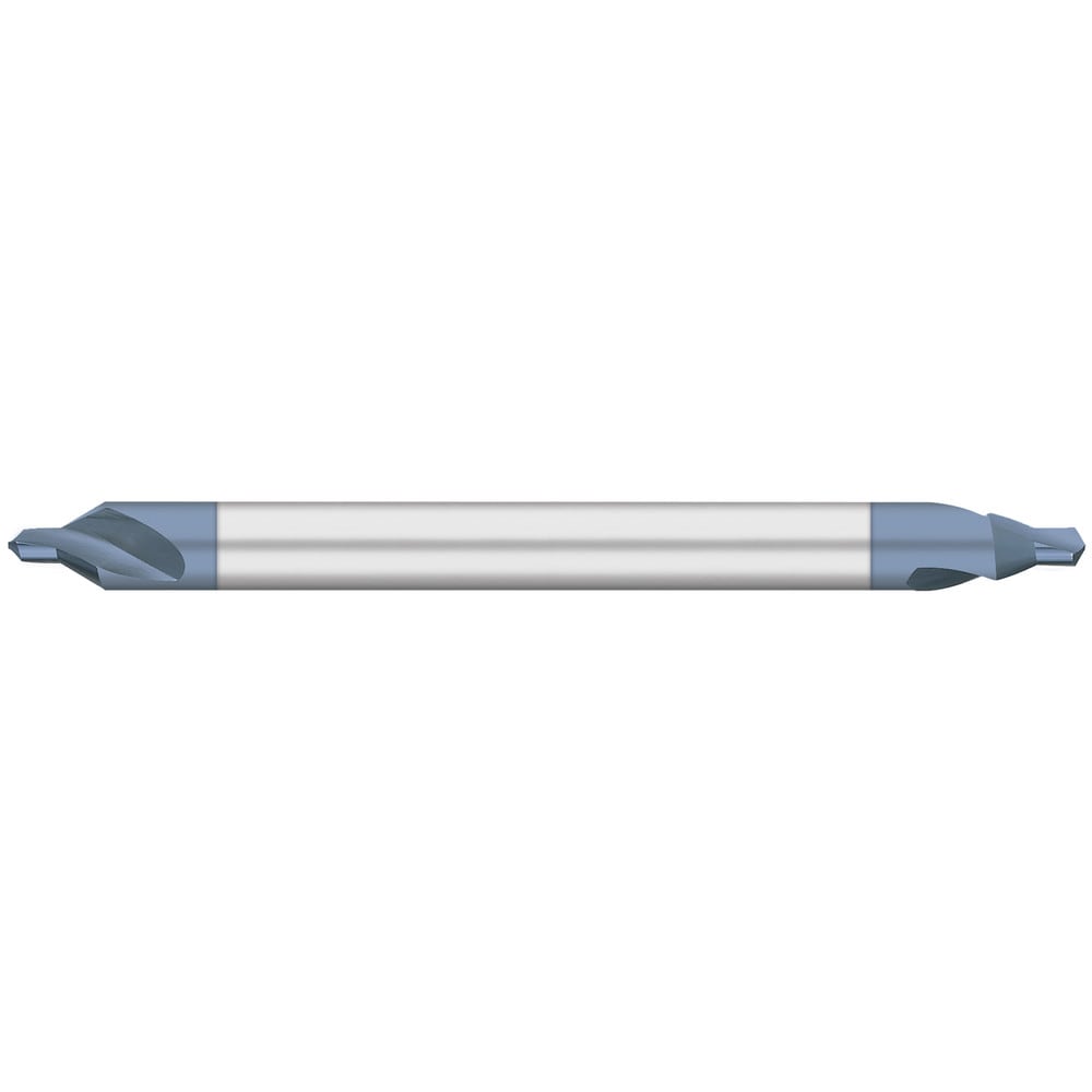 Combo Drill & Countersink: #4, 5/16" Body Dia, 118°, Solid Carbide