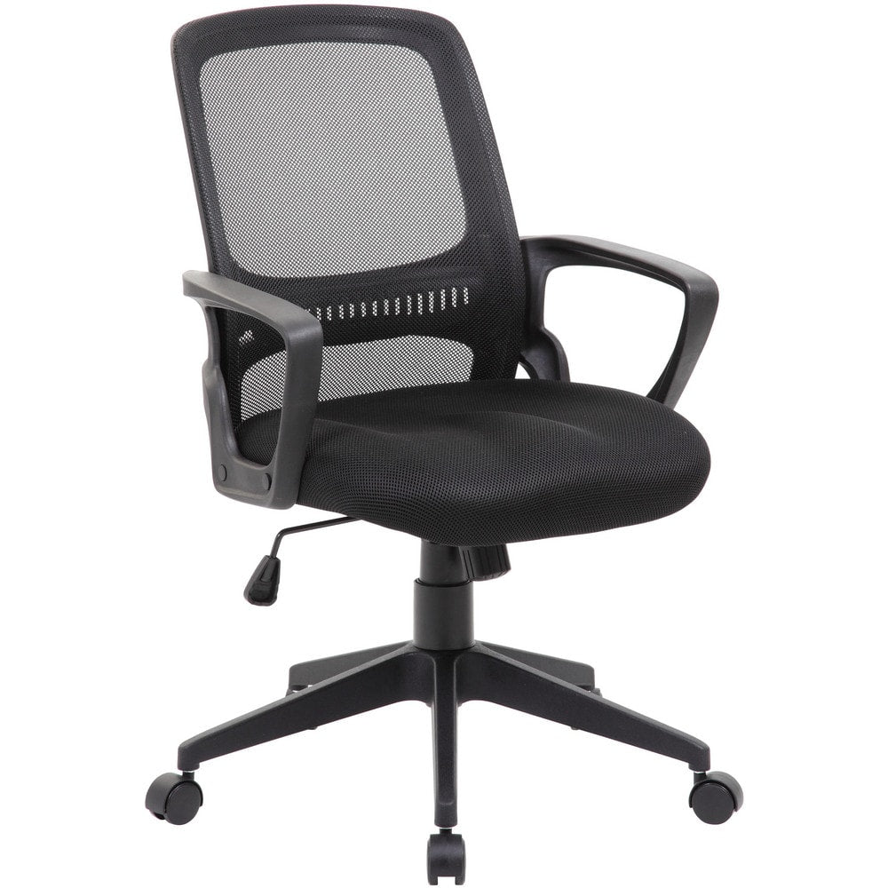 Task Chair: Mesh, Adjustable Height, Black