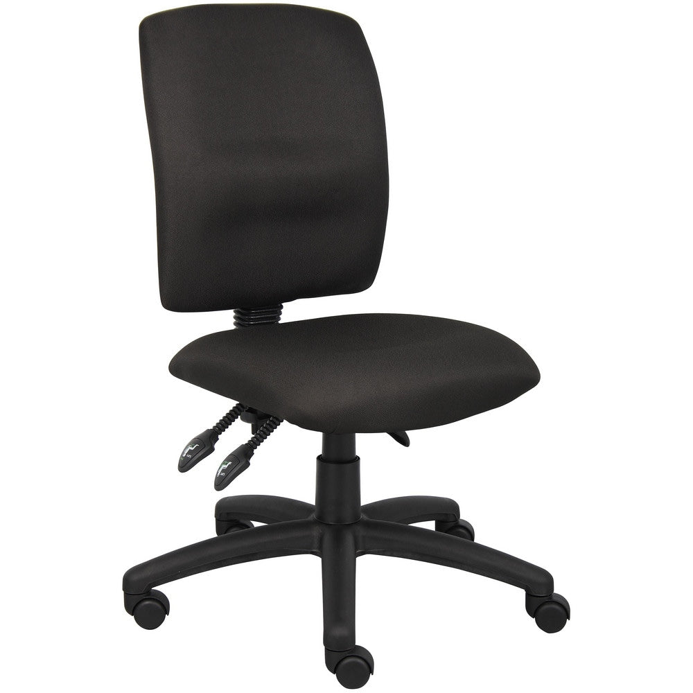 Task Chair: Crepe, Adjustable Height, Black