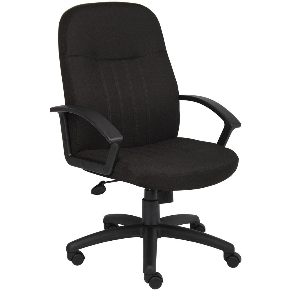 Task Chair: Crepe, Adjustable Height, Black