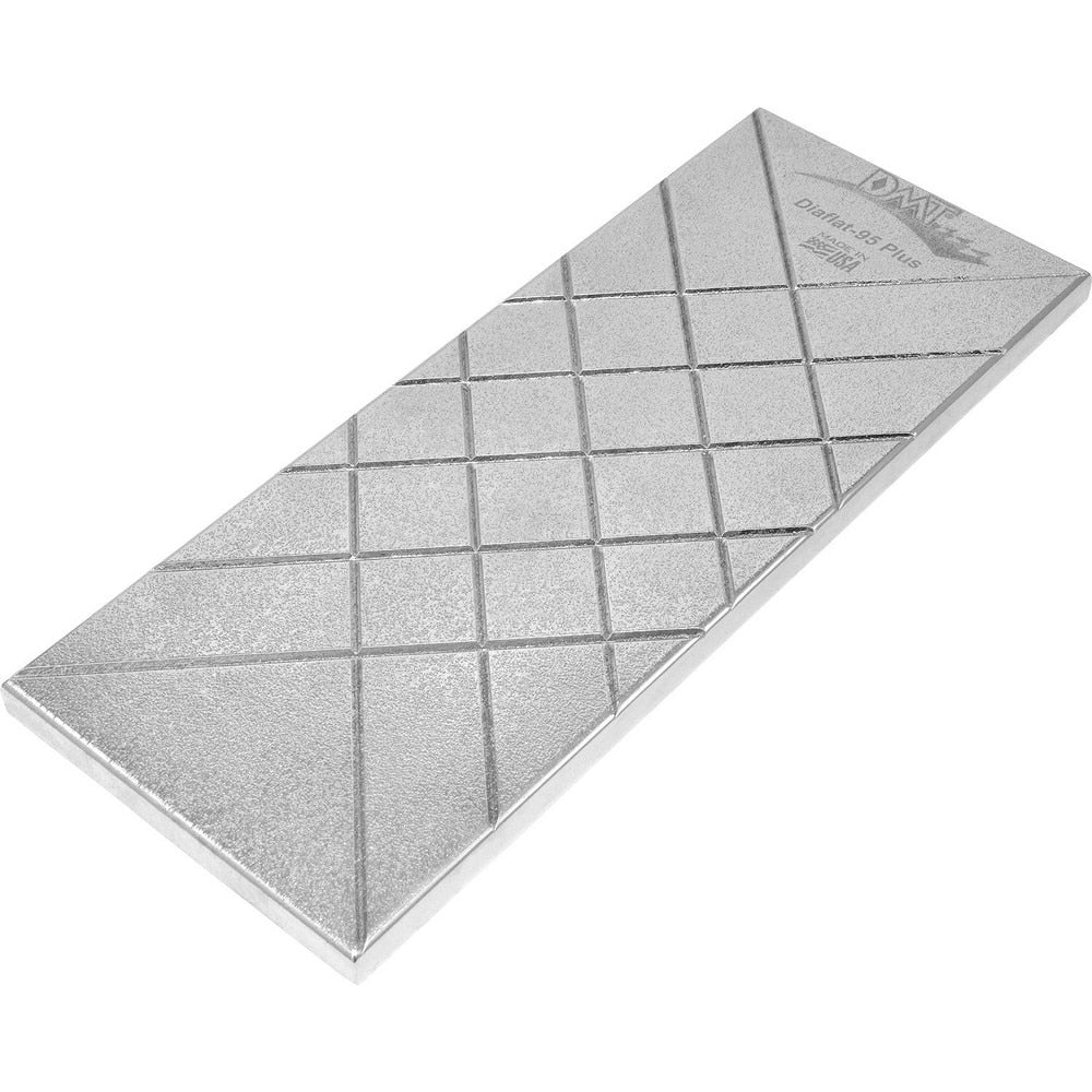 Sharpening Stone: 8'' OAL, 4'' Wide, 2-1/2'' Thick, Rectangle, Diamond