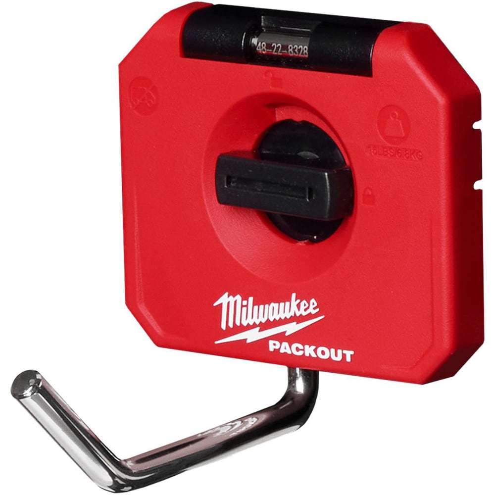 Tool Box Case & Cabinet Accessories; Accessory Type: Hook; Material: Plastic; Overall Thickness: 3.5 in; Material Family: Plastic; Overall Depth: 4 in; Overall Width: 4; Overall Height: 4 in; For Use With: All PACKOUT™ Components
