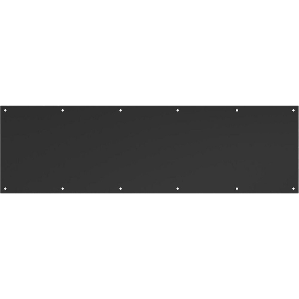 Kick Plates; Kick Plate Type: Kick; Mount Type: Screw; Finish/Coating: Black Suede Powder; Overall Width: 34; Overall Height: 8; Overall Thickness: .050