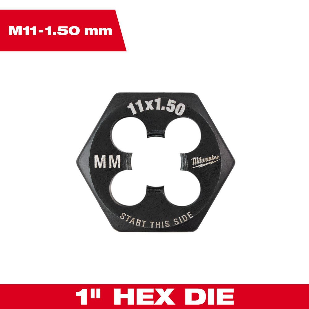 Hex Rethreading Die: Right Hand, No Carbon Steel