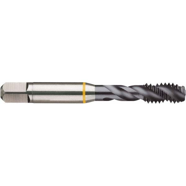 Spiral Flute Tap: UNC, 3 Flute, Modified Bottoming, 2B & 3B Class of Fit, Cobalt, Ignator Finish