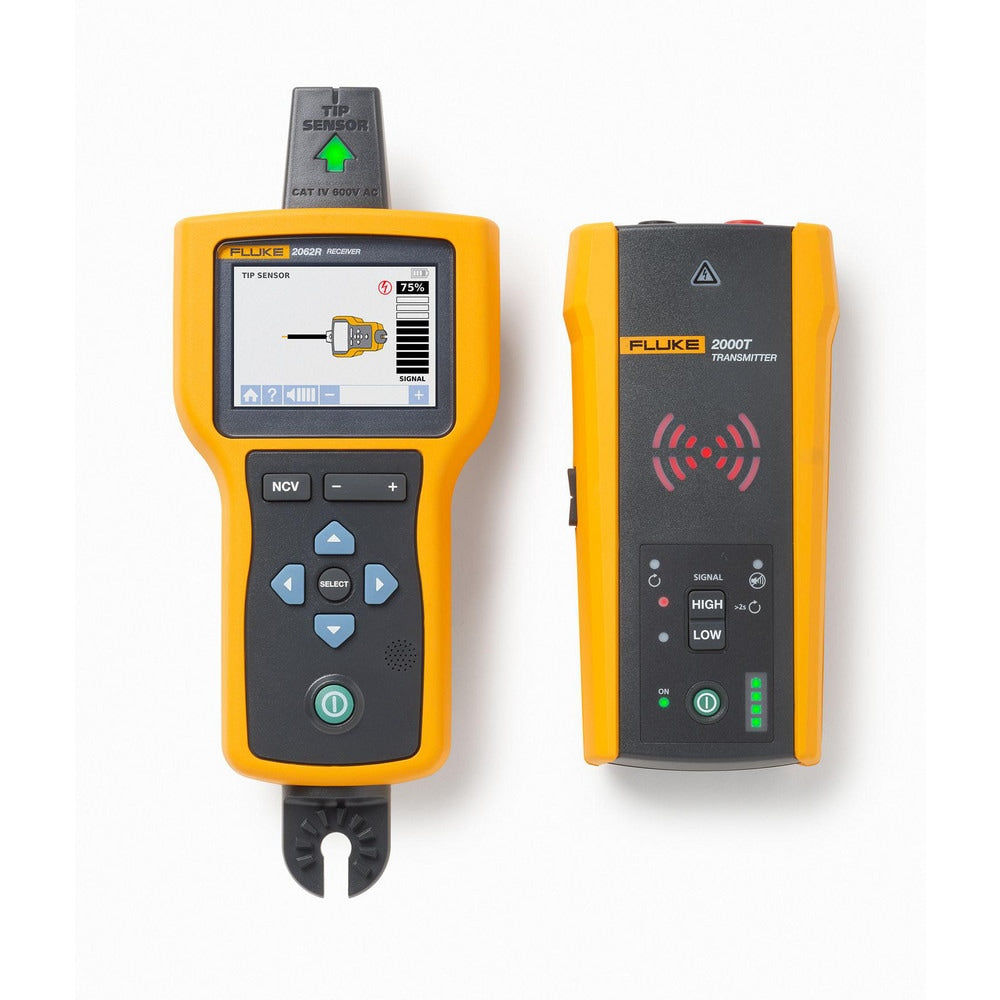 The Fluke 2062 Advanced Pro Wire Tracer accurately and safely troubleshoots energized and de-energized wires in residential, commercial, and industrial environments up to CAT IV 600 V, offering the highest protection available. The patented Smart Sensor&