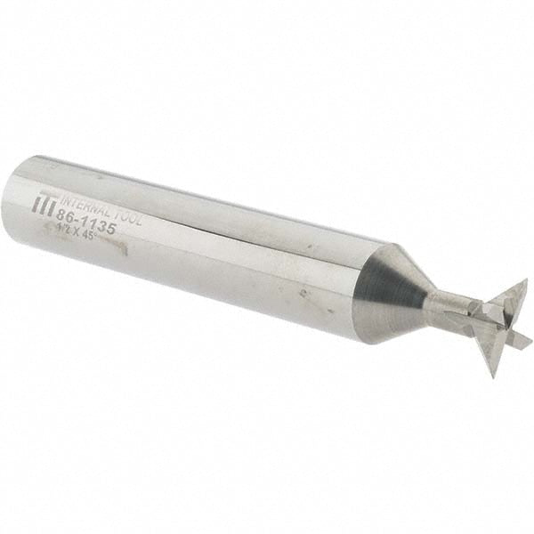 Dovetail Cutter: 90 °, 0.15" Cut Width, Solid Carbide