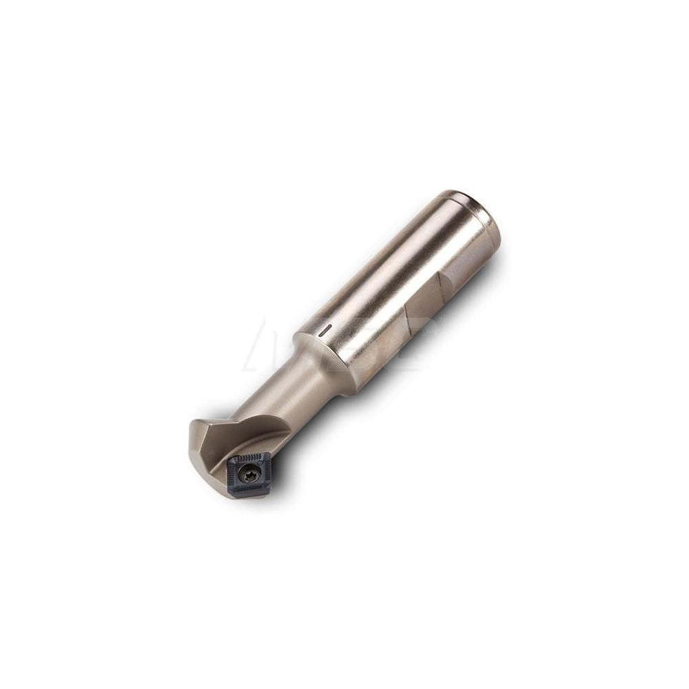 45° Lead Angle, 0.495" to 1" Cut Diam, 3/4" Shank Diam, Indexable & Chamfer End Mill