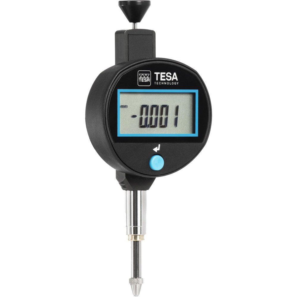 Electronic Test Indicator: 12.50 mm Max, Indication Error On The Measuring Range (MPEE, Retractable Plunger): 4 µm & Indication Error On Partial Measuring Range (MPEP, 1 Mm): 3 µm Accuracy, Steel Contact Point