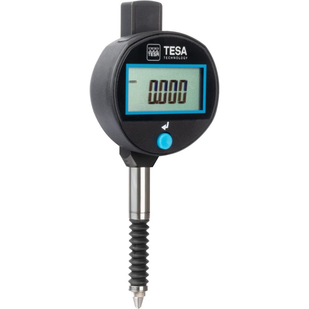 Electronic Test Indicator: 12.50 mm Max, Indication Error On The Measuring Range (MPEE, Retractable Plunger): 4 µm & Indication Error On Partial Measuring Range (MPEP, 1 Mm): 3 µm Accuracy, Steel Contact Point