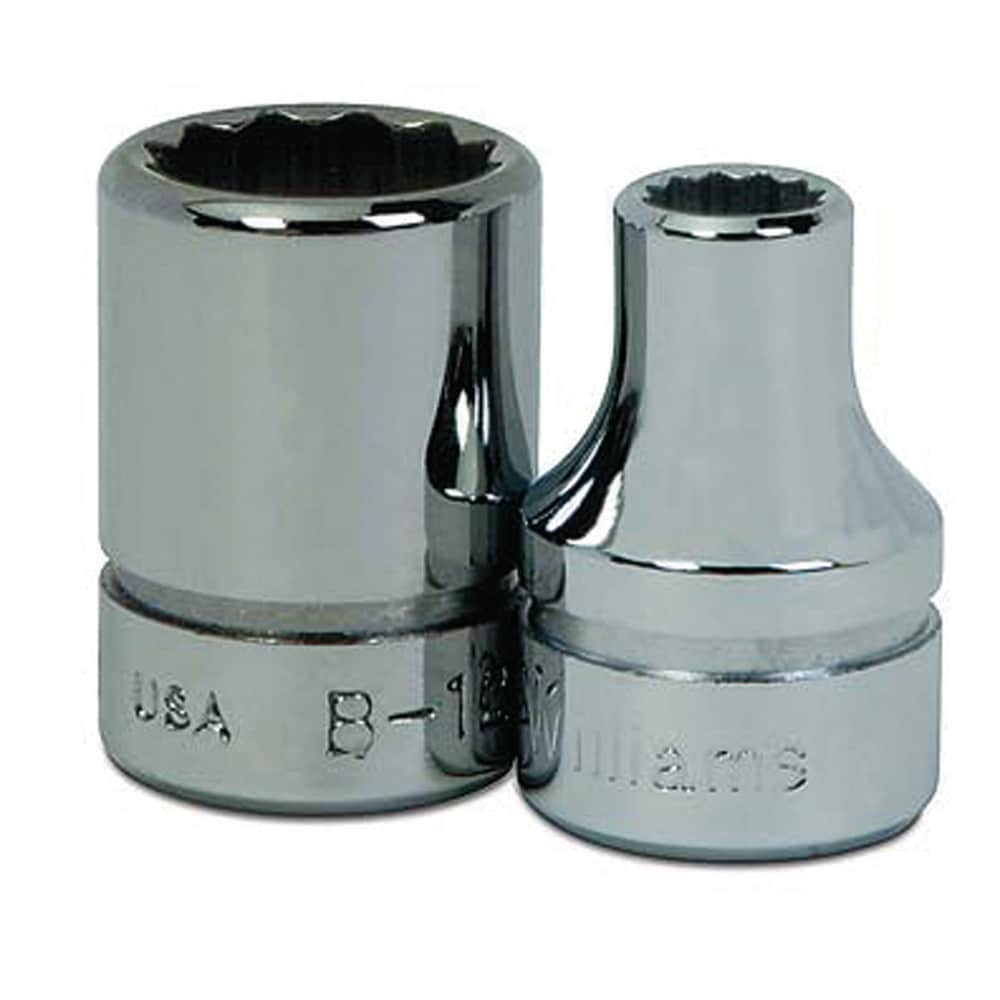 Standard Hand Socket: 3/8" Drive, 6.00 mm Socket, 12-Point