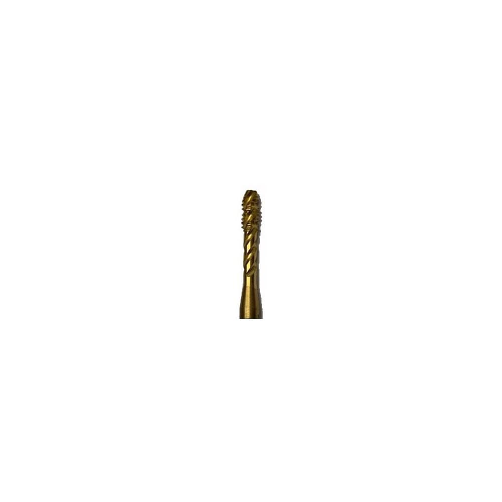 Spiral Flute Tap: UNC, 3 Flute, 2-1/2 - 3-1/2, 2B Class of Fit, Vanadium High-Speed Steel, TiN Finish