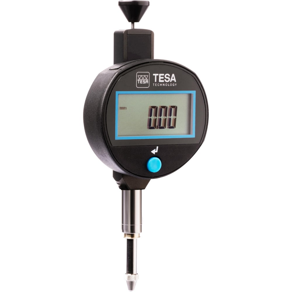 Electronic Test Indicator: 12.50 mm Max, Indication Error On The Measuring Range (MPEE, Retractable Plunger): 10 µm ± 1 Digit & Indication Error On Partial Measuring Range (MPEP, 1 Mm): 8 µm Accuracy, Steel Contact Point