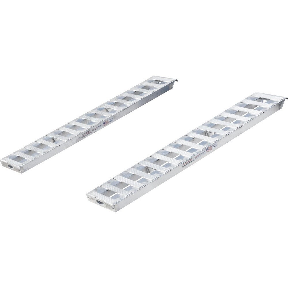 Truck Ramps; For Use With: Trailers; Length (Inch): 73-3/4; Width (Inch): 15; Load Capacity (Lb.): 8000.000; Material: Aluminum; Color: Silver; Finish Coating: None