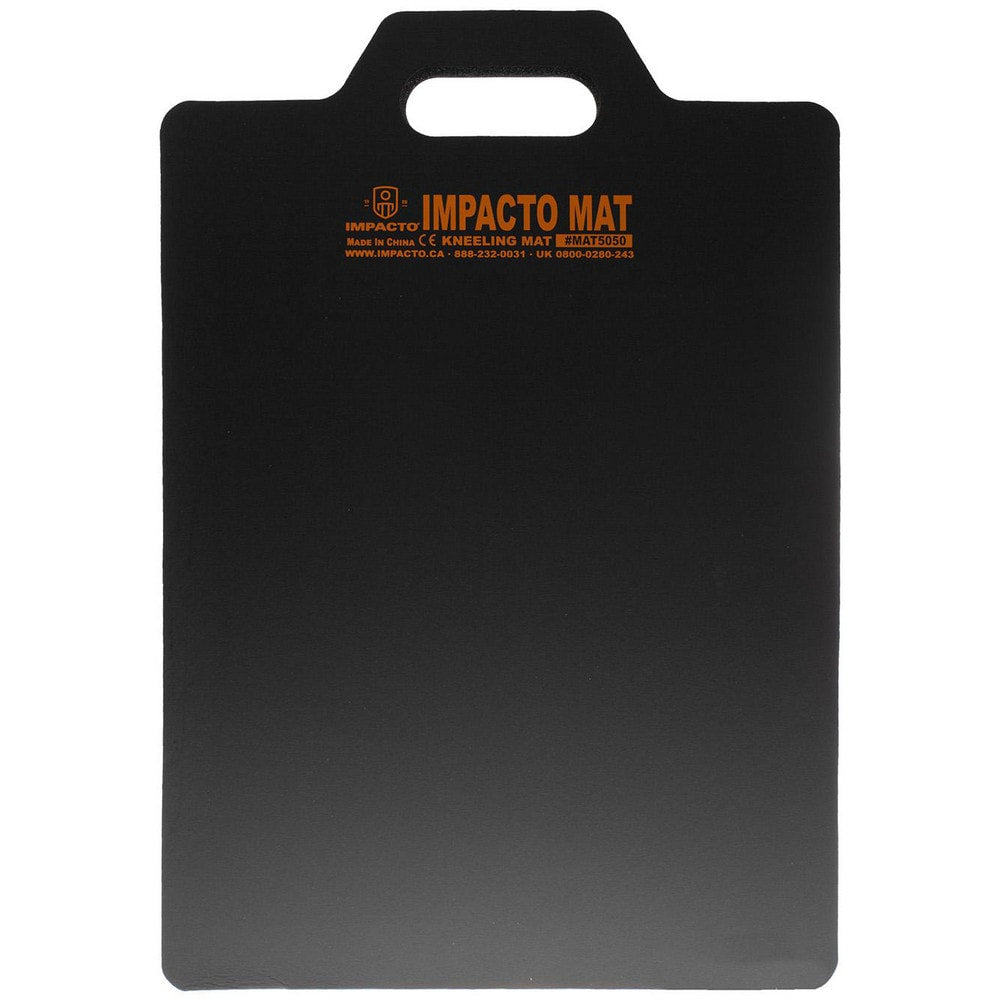Anti-Fatigue Mat: 16.0000" Length, 8.0000" Wide, 1" Thick, Closed Cell Polyvinylchloride, Rounded Edge, Standard Duty