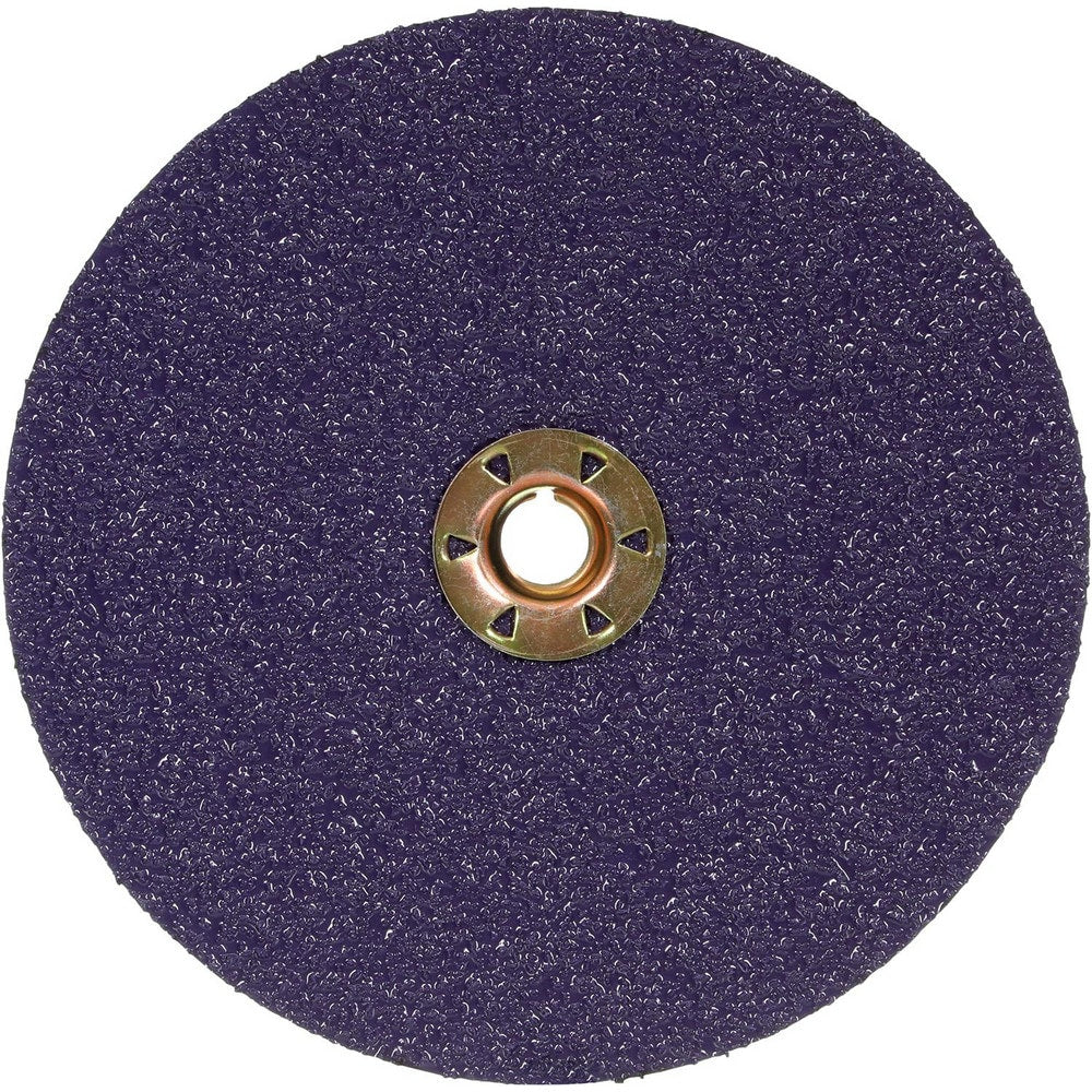 Fiber Disc: 7" Disc Dia, Quick Change TN, 36 Grit, Premium Ceramic Alumina