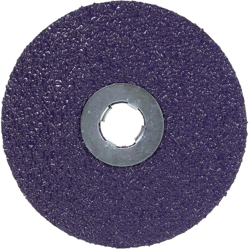 Fiber Disc: 4-1/2" Disc Dia, Quick Change GL, 36 Grit, Premium Ceramic Alumina