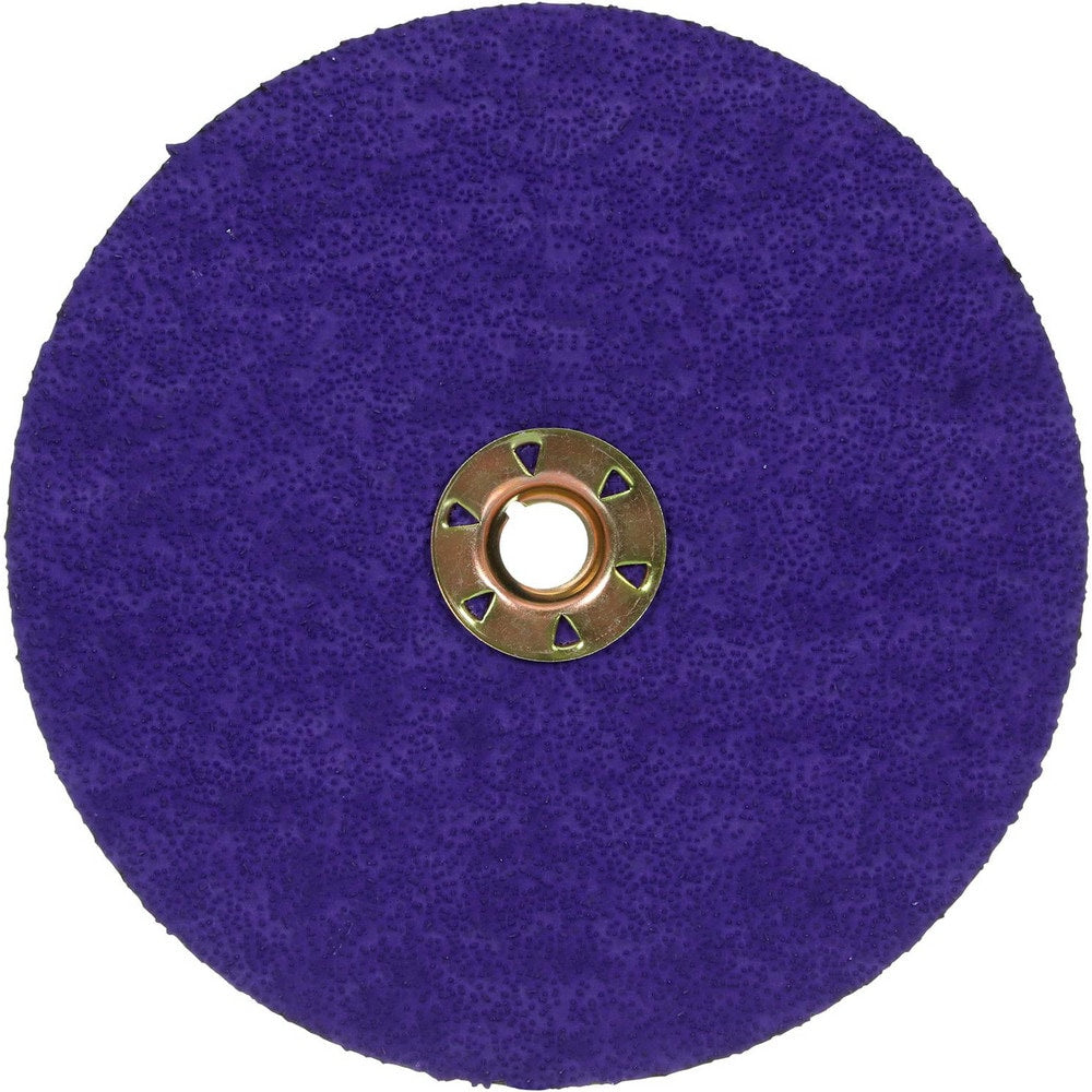 Fiber Disc: 7" Disc Dia, Quick Change TN, 36 Grit, Premium Ceramic Alumina