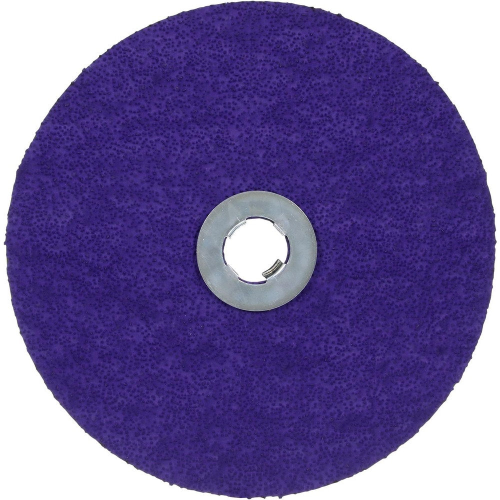 Fiber Disc: 7" Disc Dia, Quick Change GL, 36 Grit, Premium Ceramic Alumina