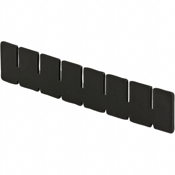 Bin Divider: Use with DC2025 Short Side Measures 1.9" Tall, Black