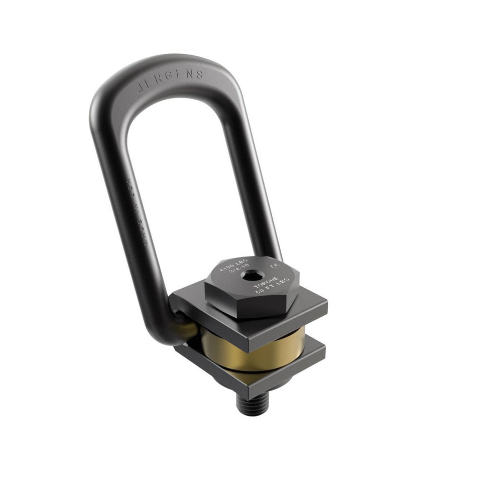 Side Pull Hoist Ring: Bolt-On, 7500 lb Capacity, 360°