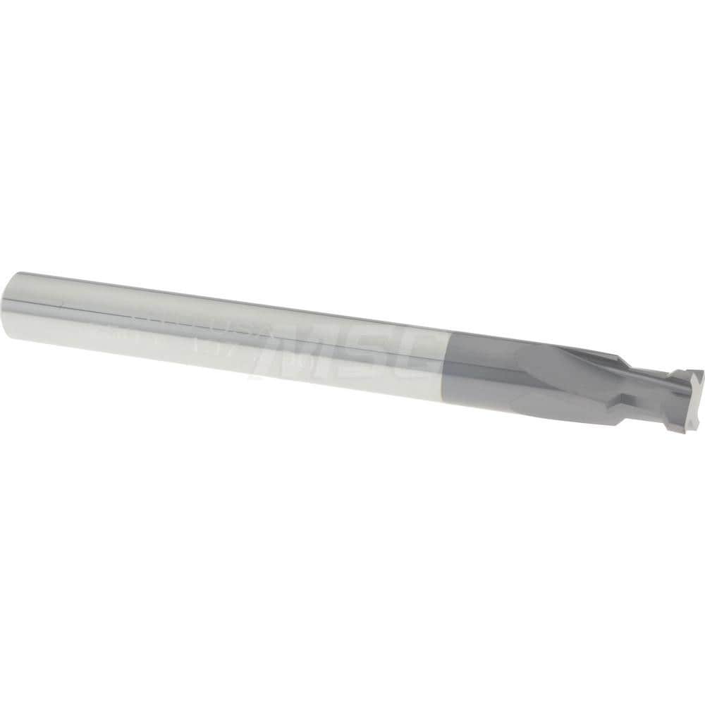 90° 0.135 to 0.197" Opening Width, 0.184" Minor Diam, 0.008" Radius, 4-Flute Plate Chamfer Mill