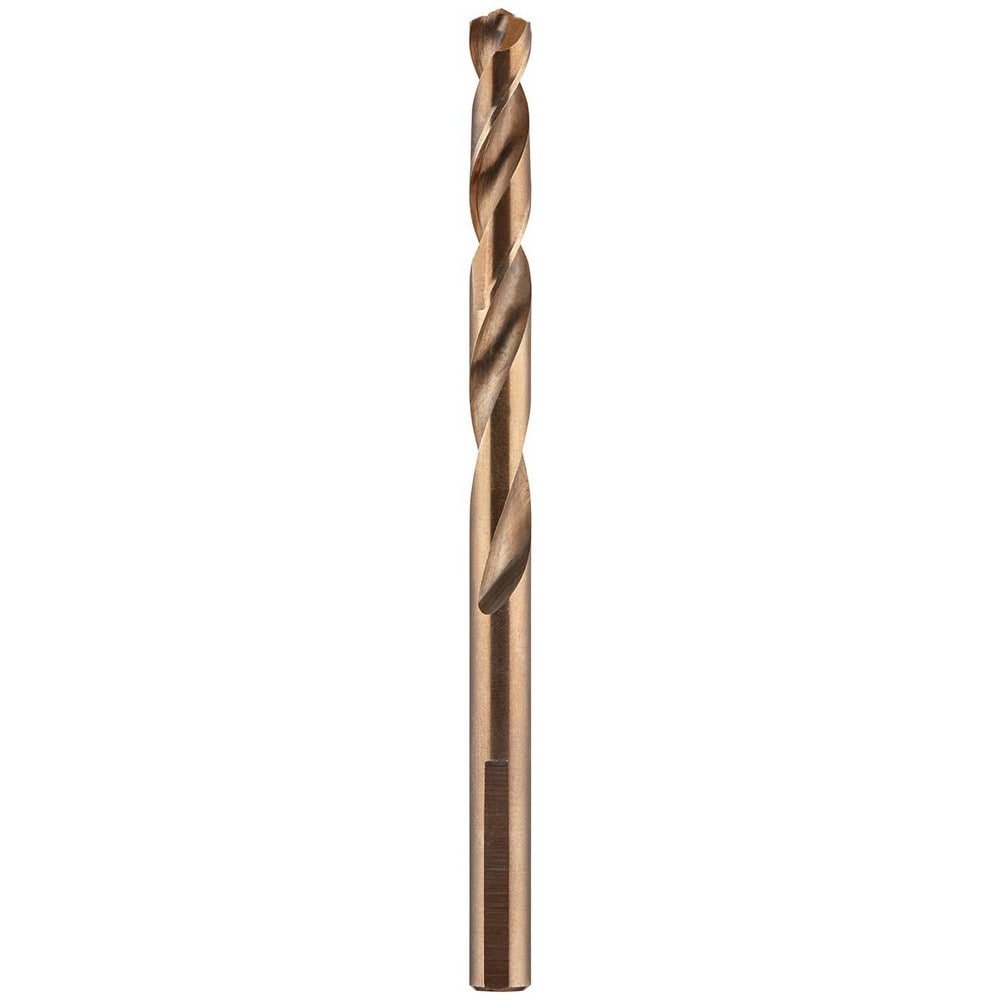 Mechanics Drill Bit: 0.2360" Dia, 135°, Cobalt, Hex Shank, Split Point