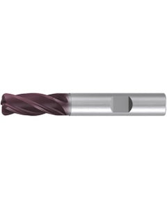 Square End Mill; 4 mm Dia. × 6 mm Shank Dia. × 57 mm OAL ; 4 FL ; Carbide ; AlTiN ; Series 2699A