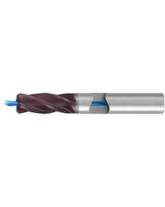 Square End Mill; 6 mm Dia. × 6 mm Shank Dia. × 57 mm OAL ; 4 FL ; Carbide ; AlTiN ; Series 2698AZ