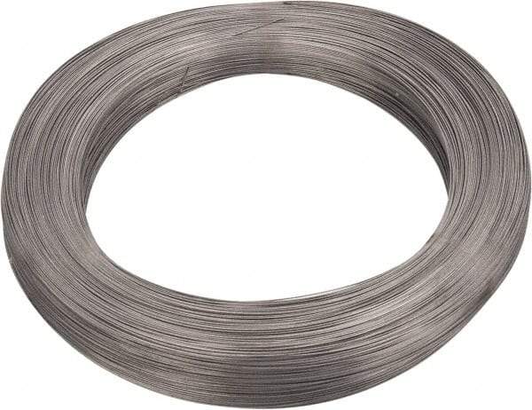 Value Collection - 5 Gage, 0.014 Inch Diameter x 1,913 Ft. Long, High Carbon Steel, Tempered Music Wire Coil - ASTM A228, 1 Lb. Shipping Weight - USA Tool & Supply