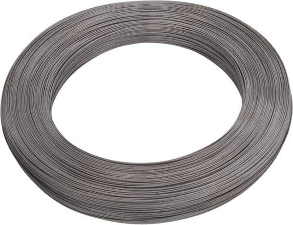 Value Collection - 10 Gage, 0.024 Inch Diameter x 651 Ft. Long, High Carbon Steel, Tempered Music Wire Coil - ASTM A228, 1 Lb. Shipping Weight - USA Tool & Supply